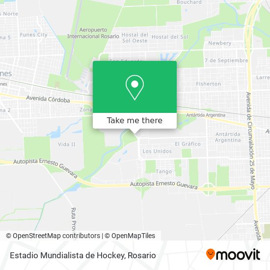 Estadio Mundialista de Hockey map