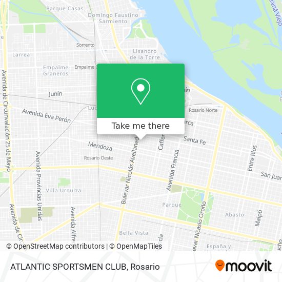 ATLANTIC SPORTSMEN CLUB map