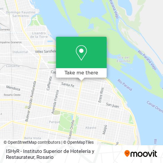 ISHyR - Instituto Superior de Hotelería y Restaurateur map