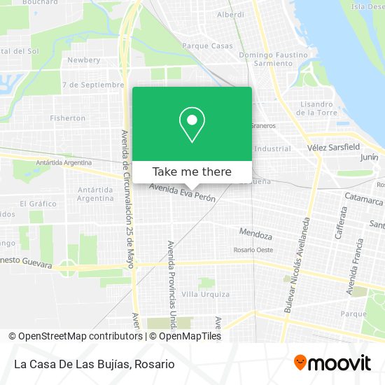 Mapa de La Casa De Las Bujías