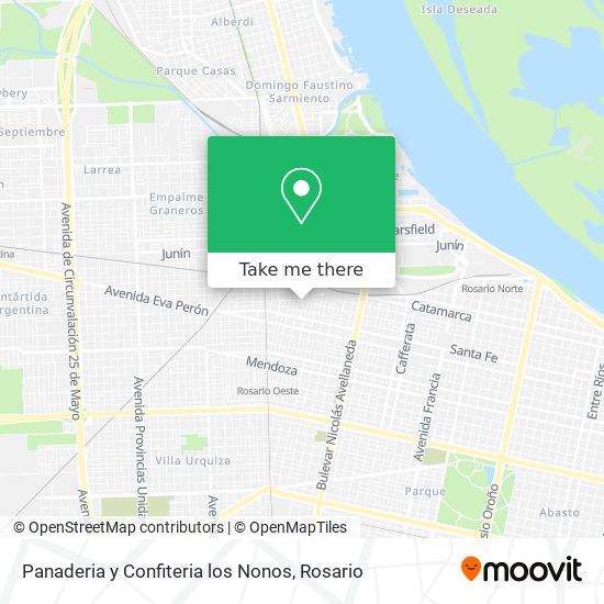 Panaderia y Confiteria los Nonos map