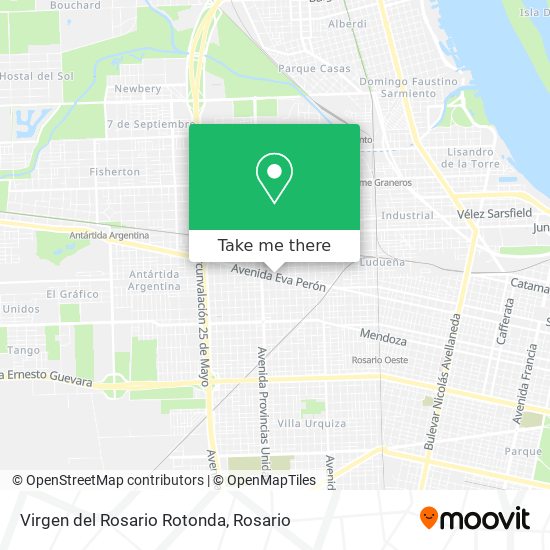 Virgen del Rosario   Rotonda map