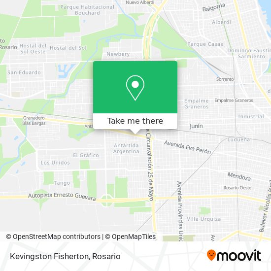 Mapa de Kevingston Fisherton