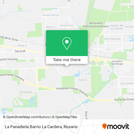 La Panadería Barrio La Cardera map
