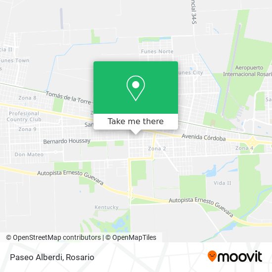 Mapa de Paseo Alberdi