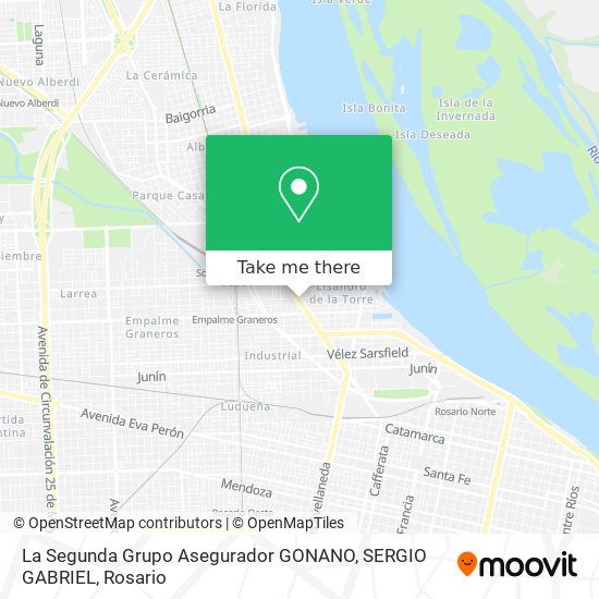 Mapa de La Segunda Grupo Asegurador  GONANO, SERGIO GABRIEL