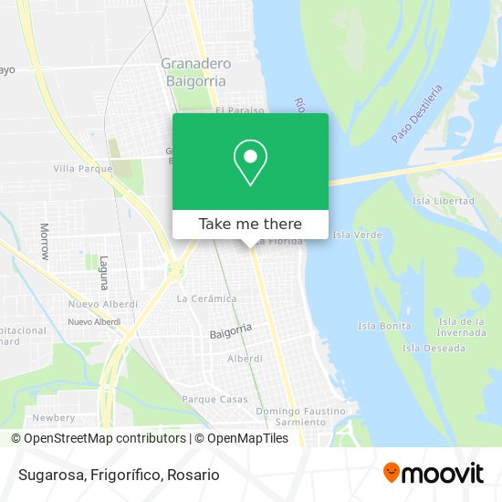 Mapa de Sugarosa, Frigorífico