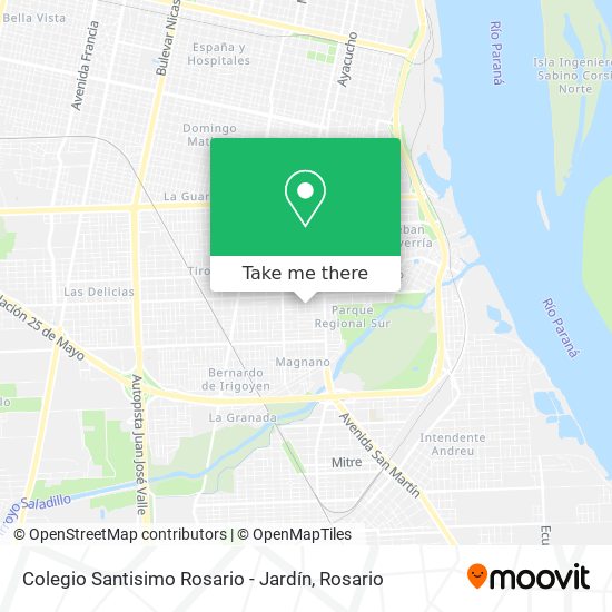Colegio Santisimo Rosario  - Jardín map