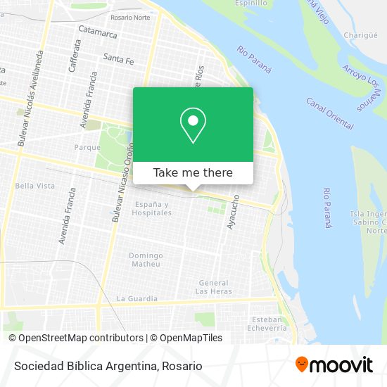 Sociedad Bíblica Argentina map
