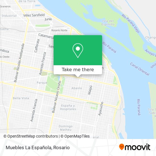 Muebles La Española map