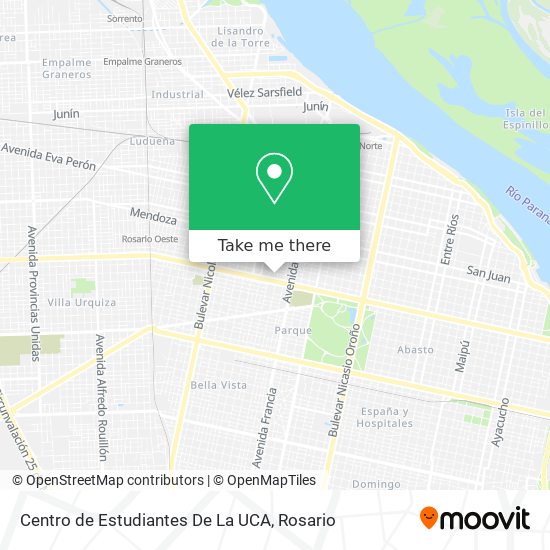 Centro de Estudiantes De La UCA map