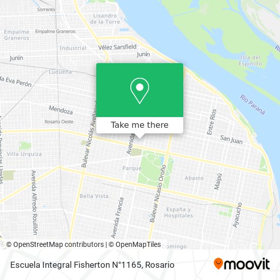 Escuela Integral Fisherton N°1165 map