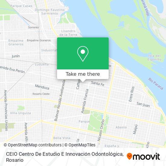 CEIO Centro De Estudio E Innovación Odontológica map