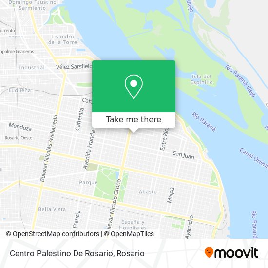 Centro Palestino De Rosario map