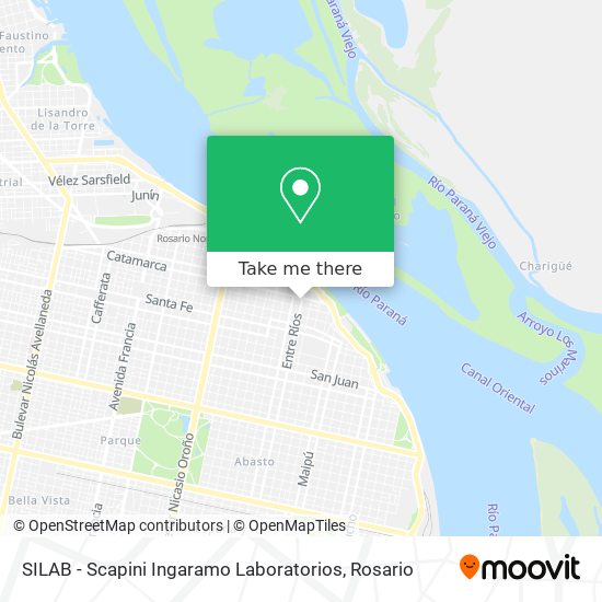 SILAB - Scapini Ingaramo Laboratorios map