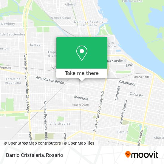 Mapa de Barrio Cristaleria