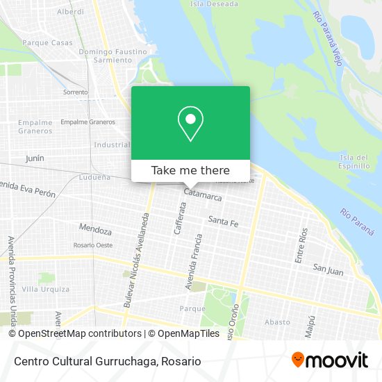 Mapa de Centro Cultural Gurruchaga