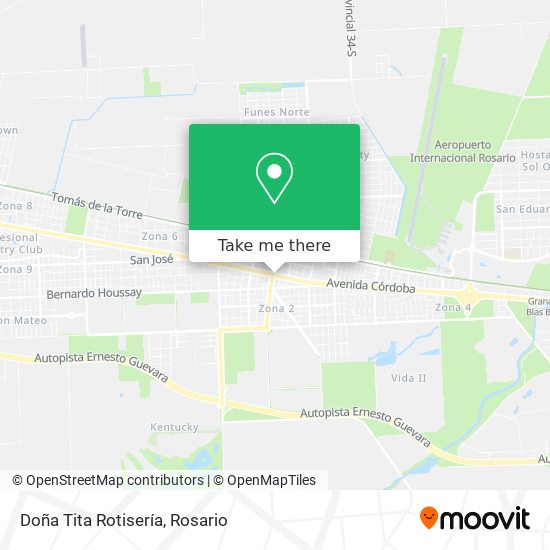 Doña Tita Rotisería map