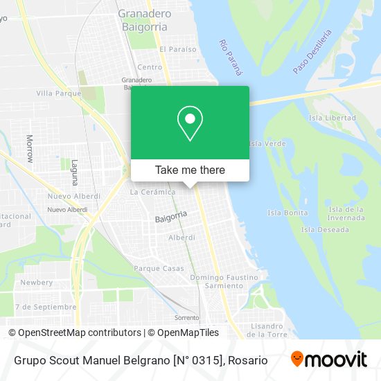 Grupo Scout Manuel Belgrano [N° 0315] map