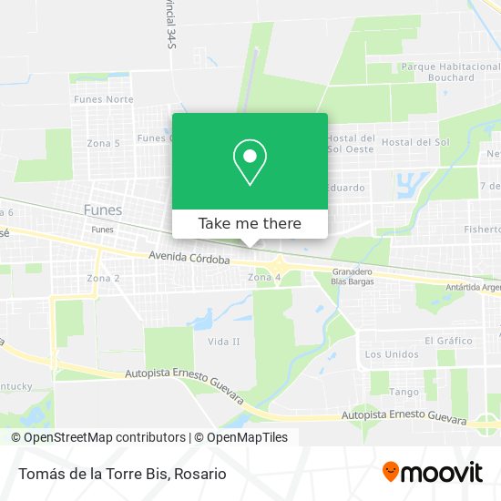 Tomás de la Torre Bis map