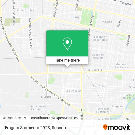 Fragata Sarmiento 2923 map