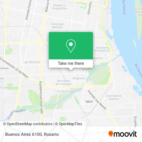 Buenos Aires 6100 map