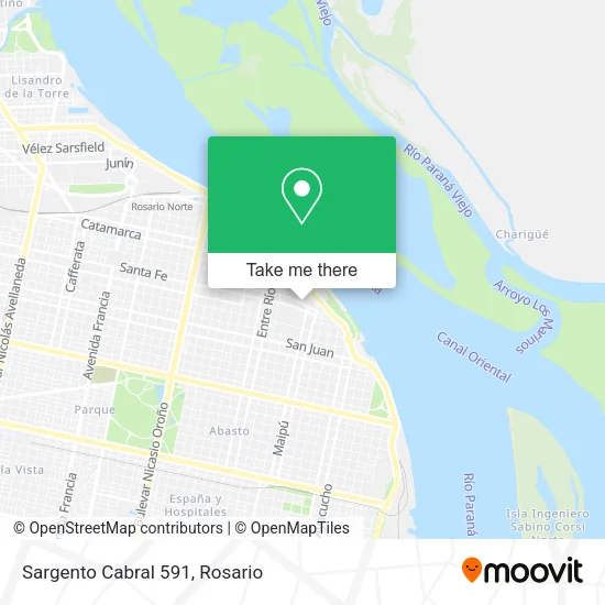 Sargento Cabral 591 map