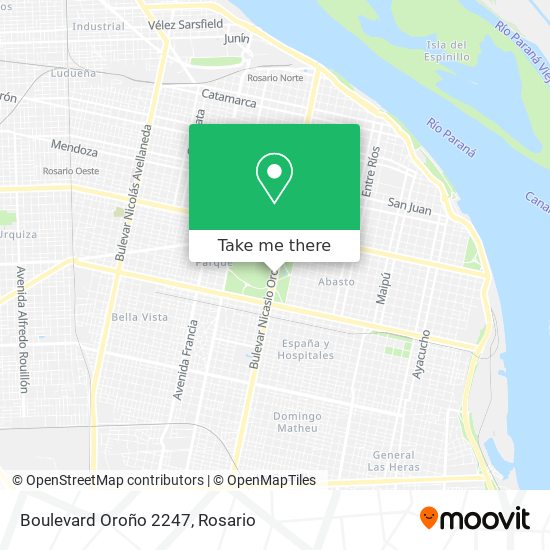 Mapa de Boulevard Oroño 2247