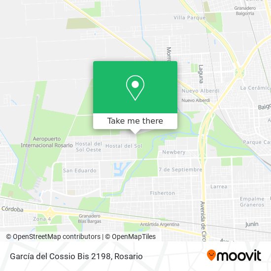 García del Cossio Bis 2198 map