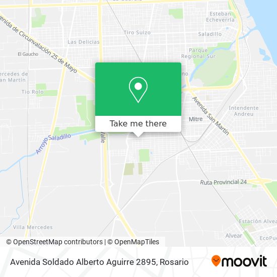 Mapa de Avenida Soldado Alberto Aguirre 2895
