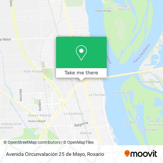 Avenida Circunvalación 25 de Mayo map