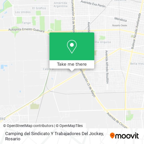 Camping del Sindicato Y Trabajadores Del Jockey map