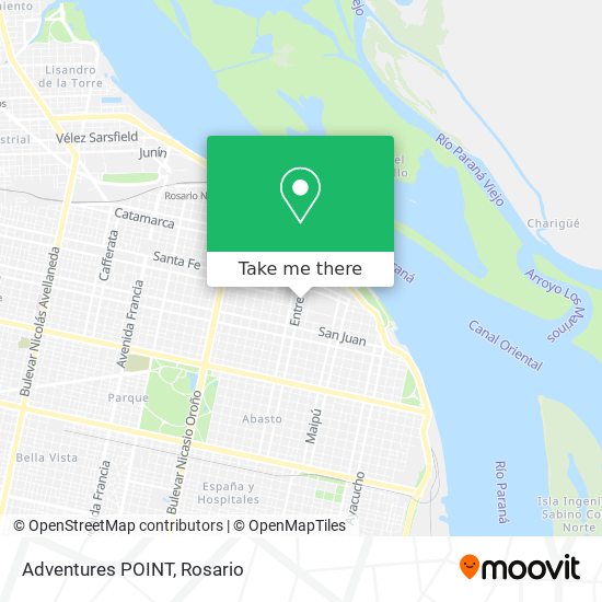 Mapa de Adventures POINT