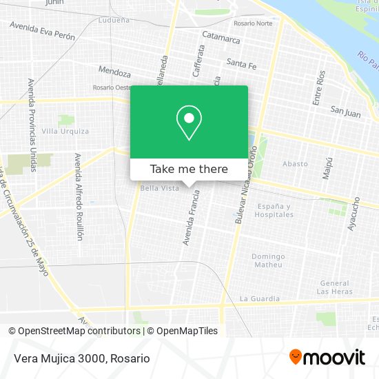 Vera Mujica 3000 map