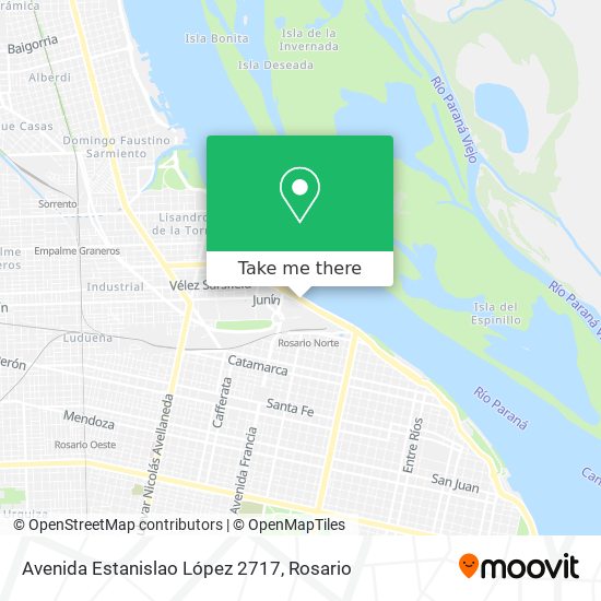Mapa de Avenida Estanislao López 2717