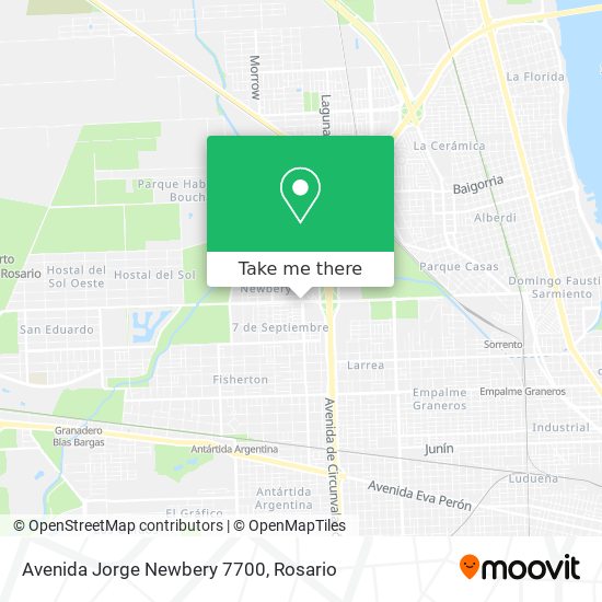 Avenida Jorge Newbery 7700 map