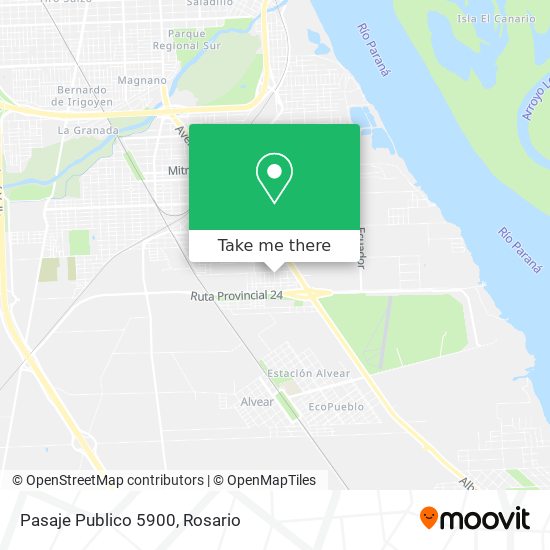 Mapa de Pasaje Publico 5900
