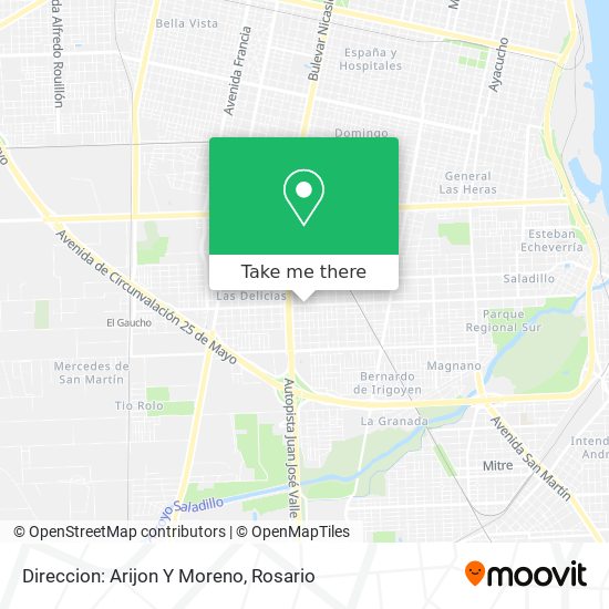 Direccion: Arijon Y Moreno map