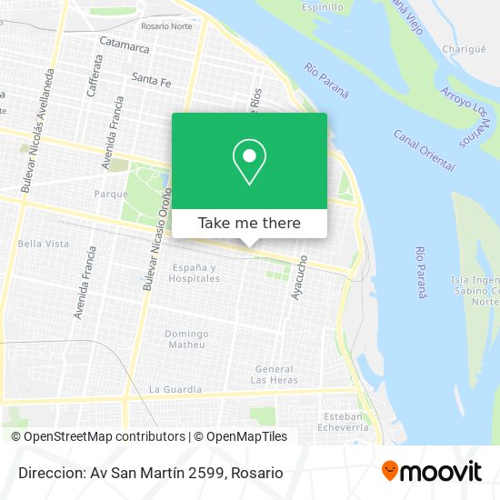 Direccion: Av San Martín 2599 map