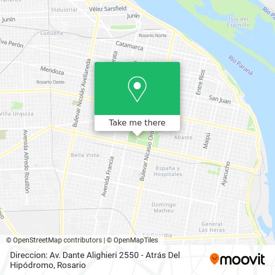 Direccion: Av. Dante Alighieri 2550 - Atrás Del Hipódromo map