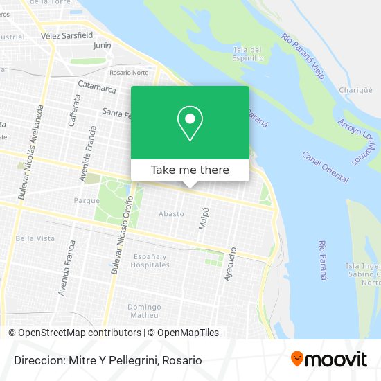 Direccion: Mitre Y Pellegrini map