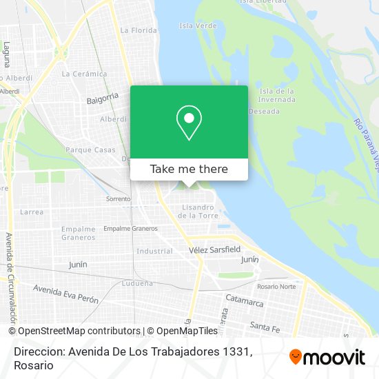 Direccion: Avenida De Los Trabajadores 1331 map