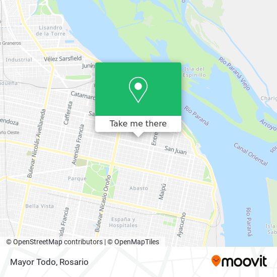 Mayor Todo map