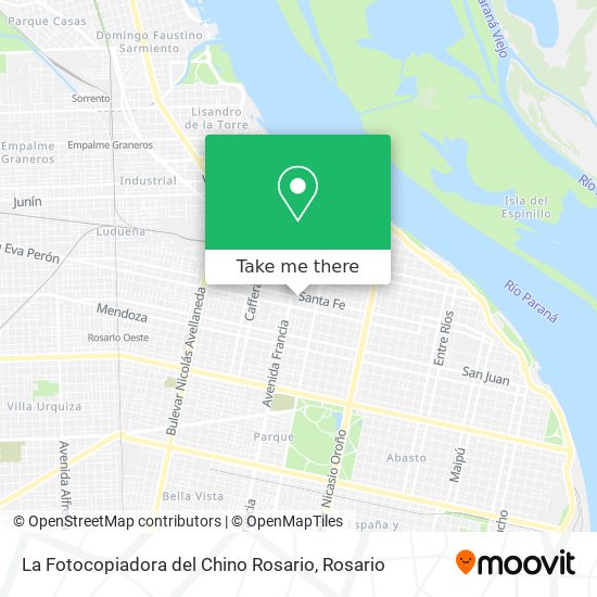 La Fotocopiadora del Chino Rosario map