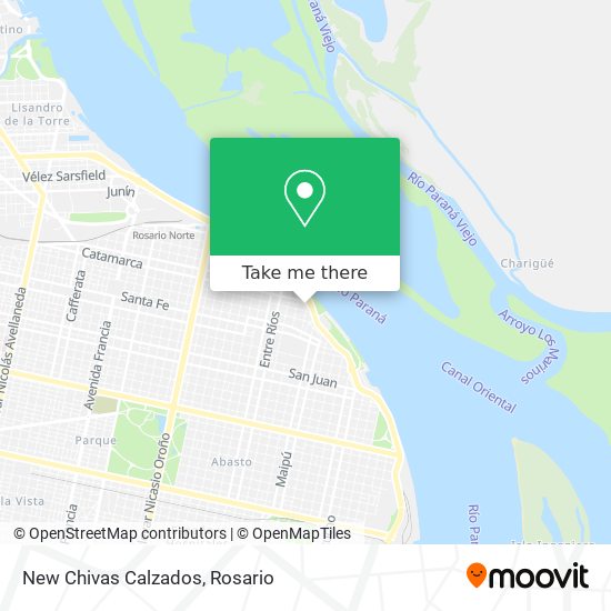 New Chivas Calzados map