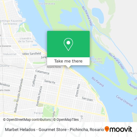 Marbet Helados - Gourmet Store - Pichincha map
