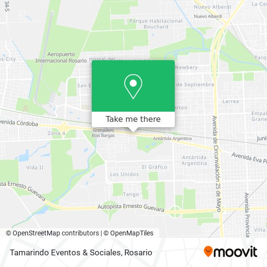 Tamarindo Eventos & Sociales map