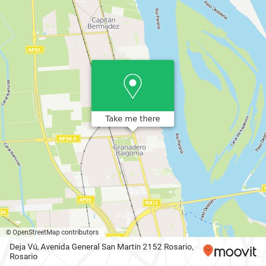 Deja Vú, Avenida General San Martín 2152 Rosario map