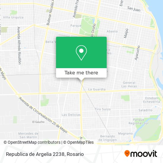Mapa de Republica de Argelia 2238