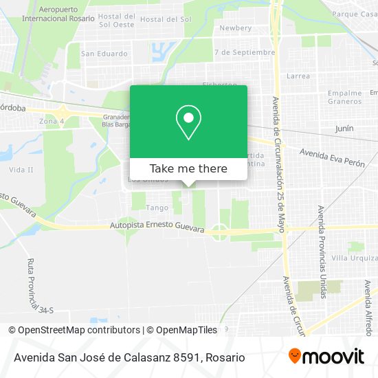 Avenida San José de Calasanz 8591 map